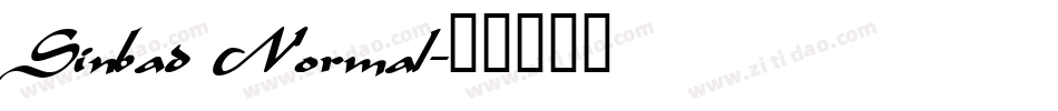 Sinbad Normal字体转换
